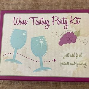 New. Wine Tasting Party Kit from Markings by C.R. Gibson. Open. Never used.